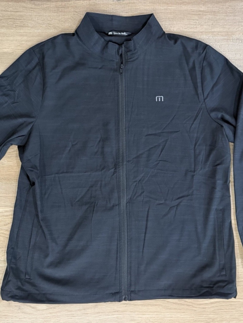 Travis Mathew Surfside Full Zip Black Lightweight Jacket Men's XL PCI